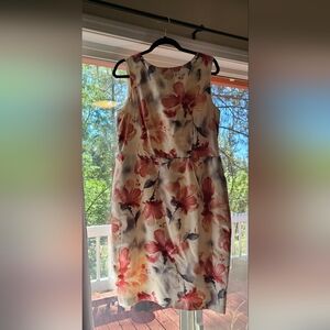 Jones New York Dress 14 Watercolor floral